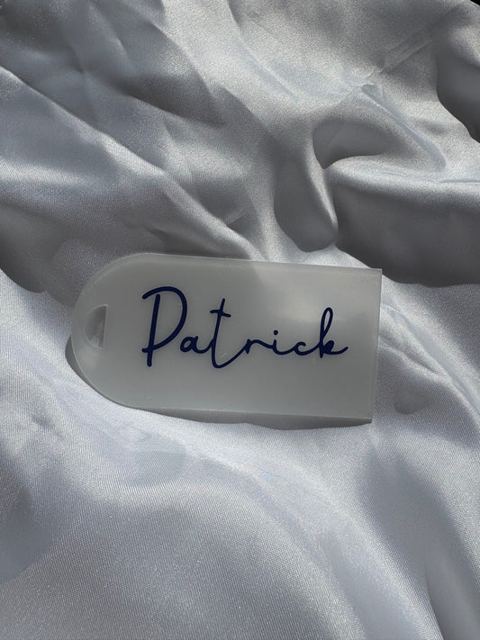 Marques-places givrée