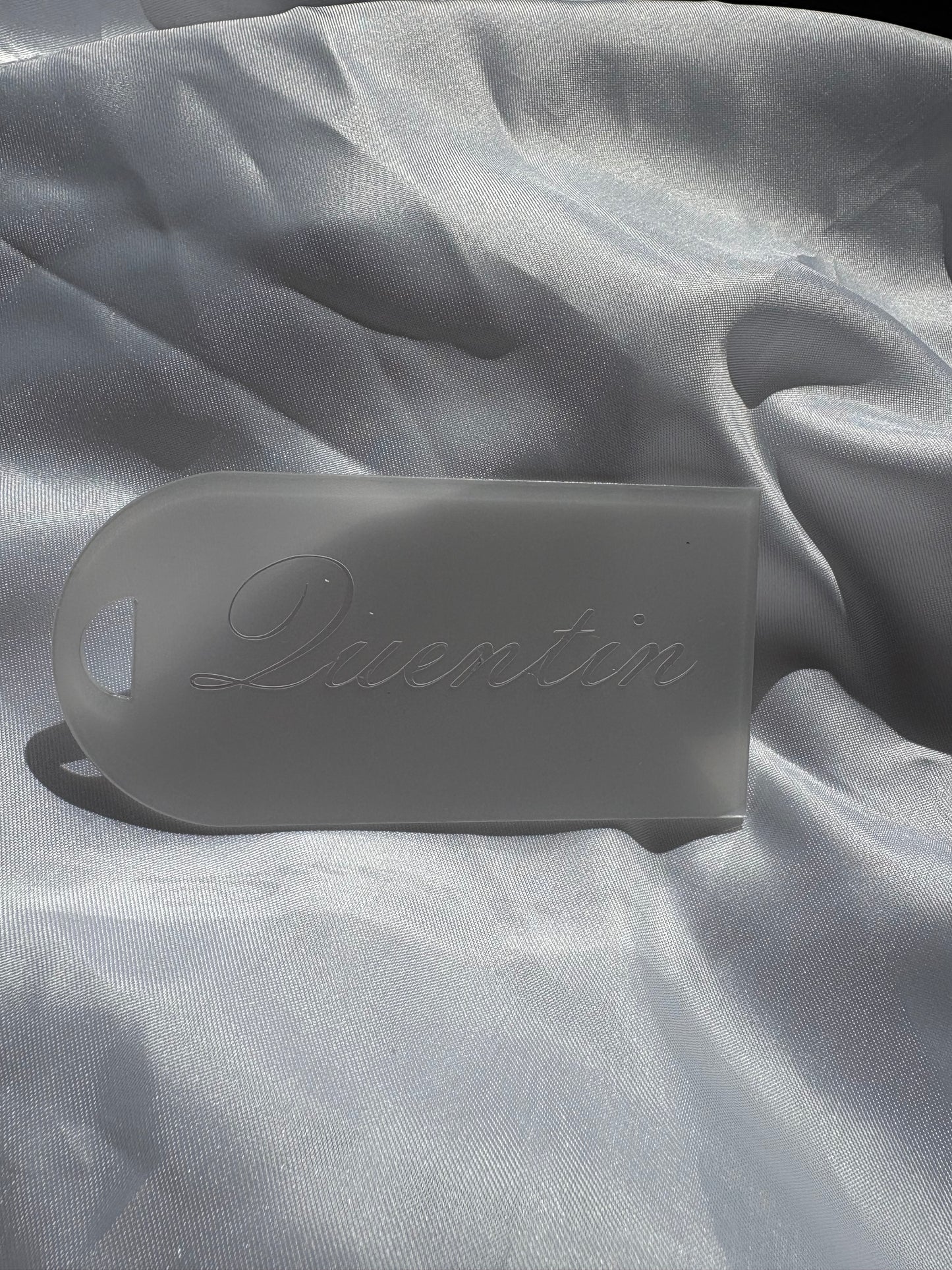 Marques-places givrée