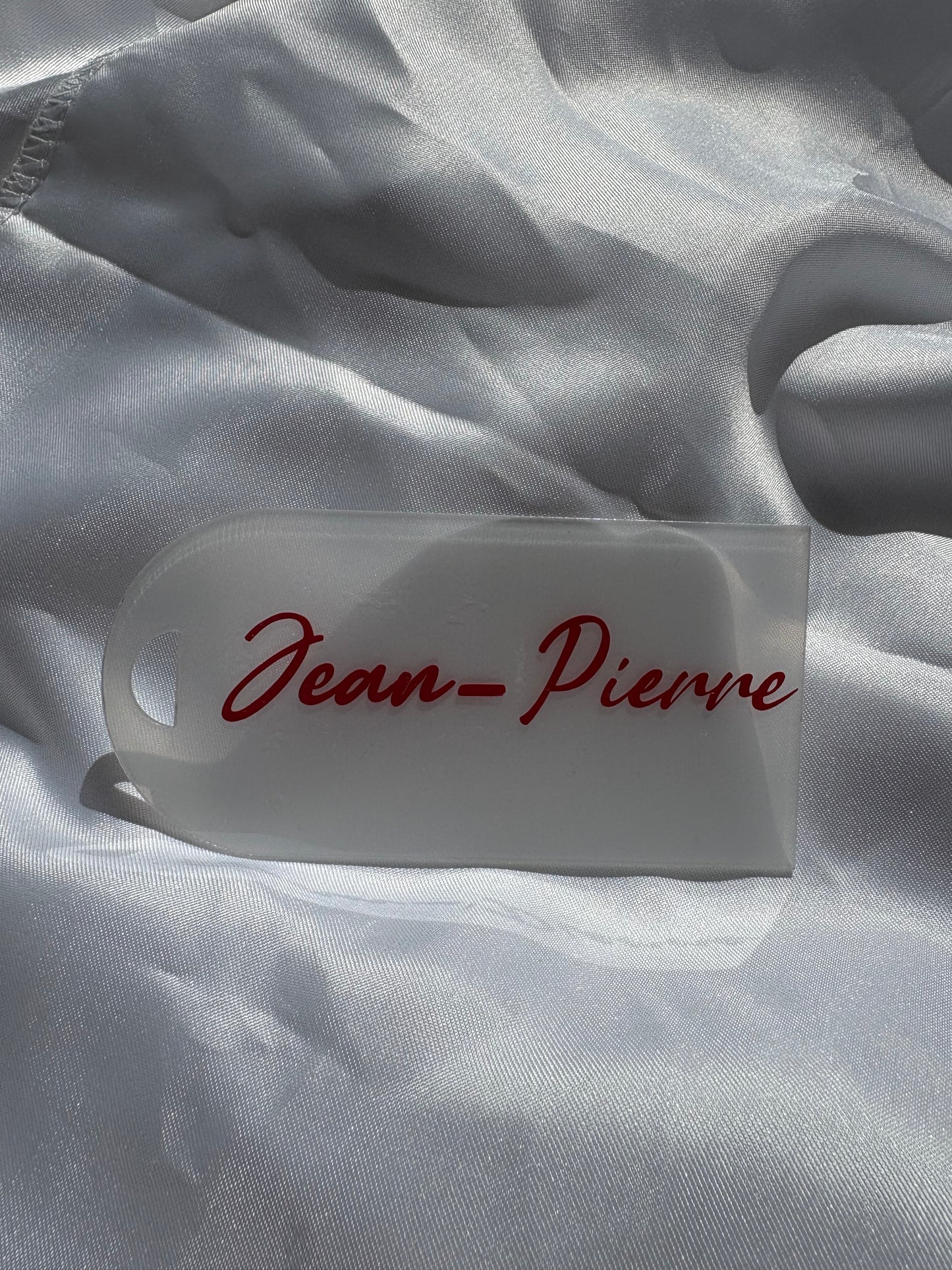 Marques-places givrée