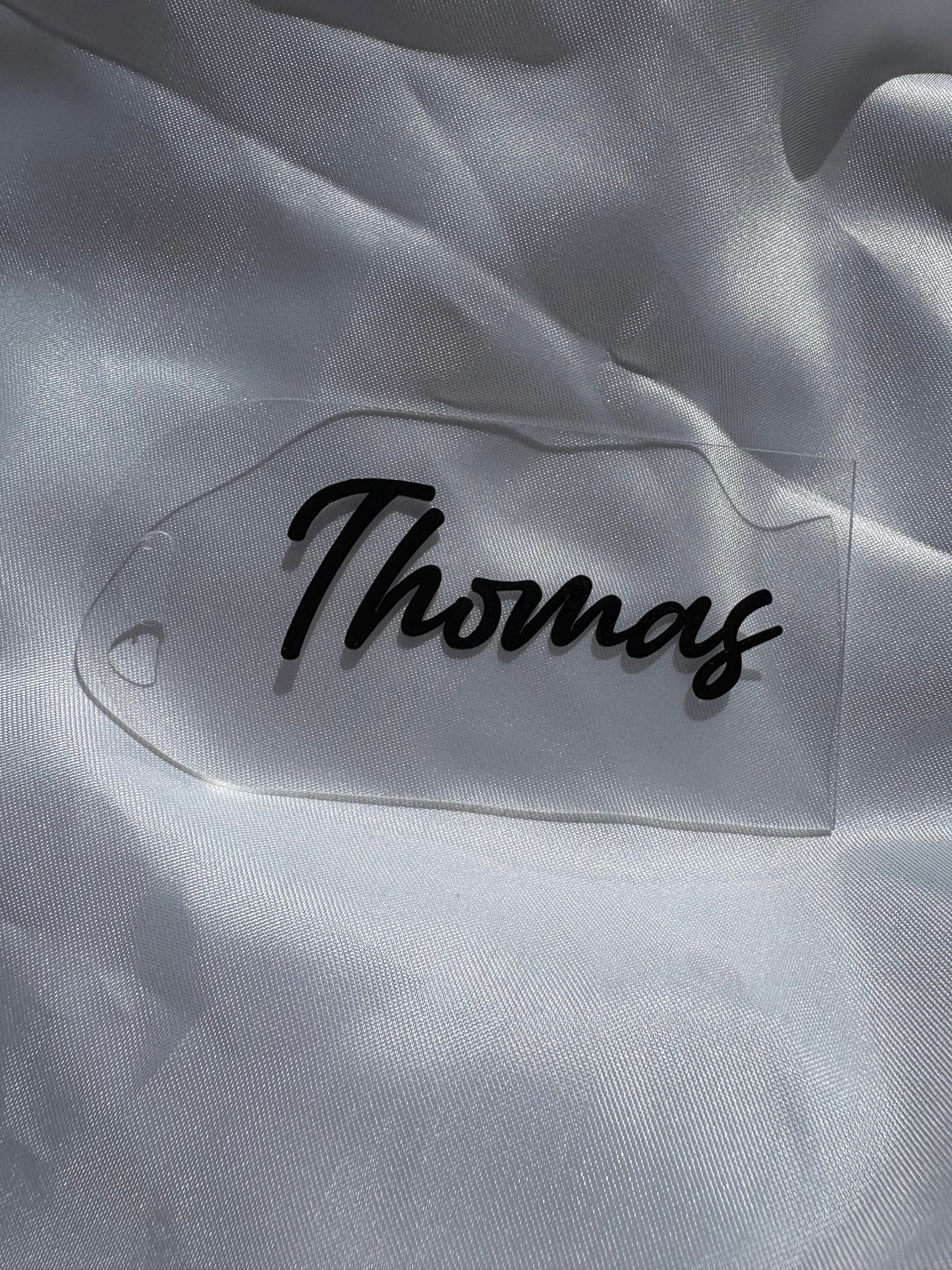 Marques-places transparent