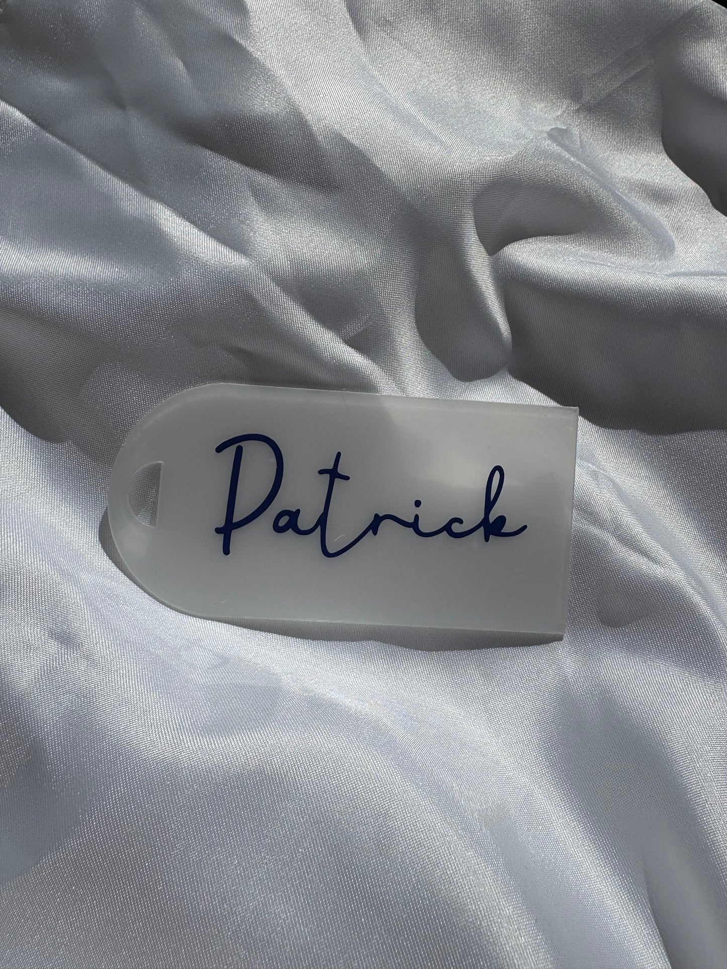 Marques-places givrée