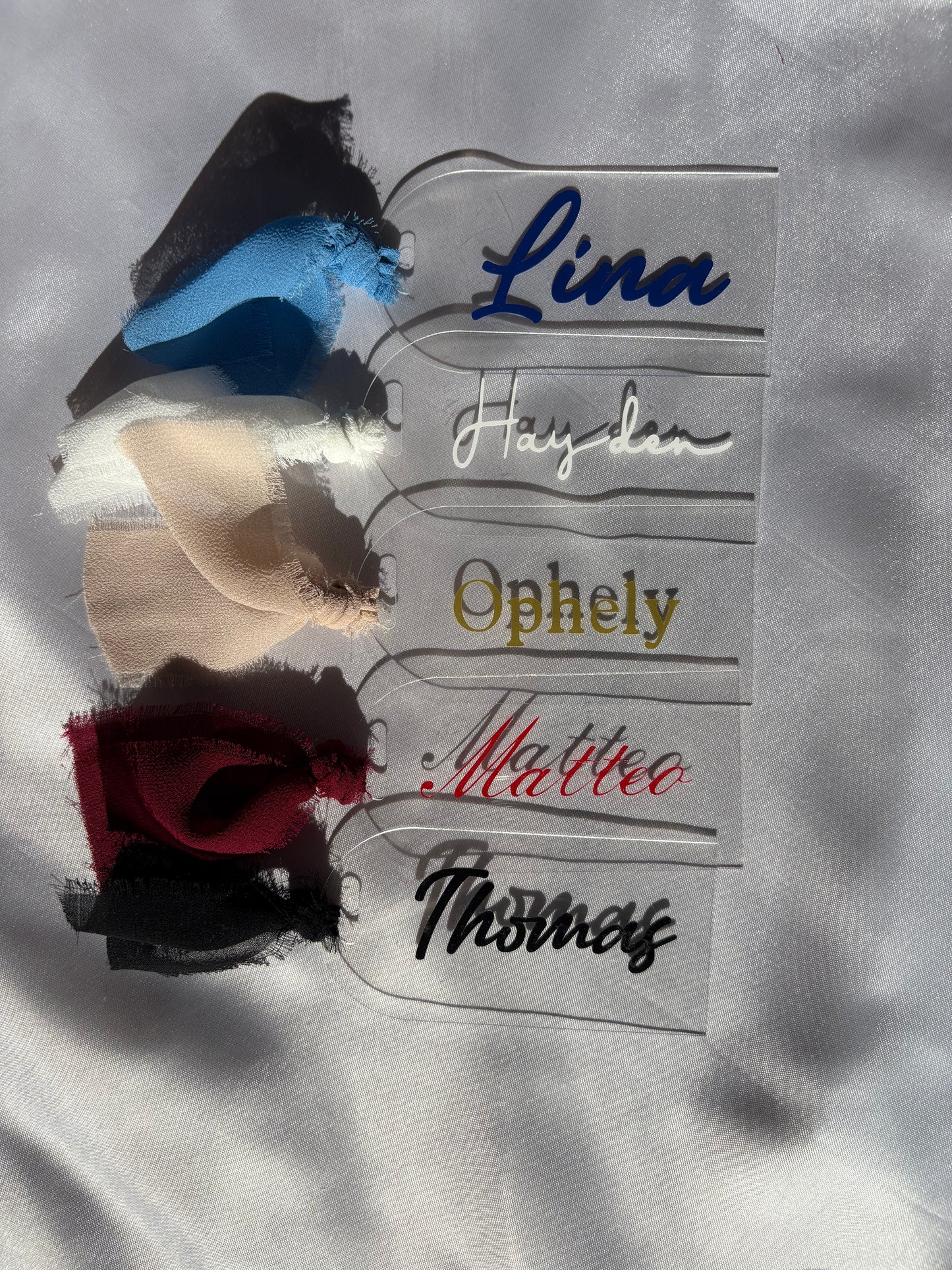 Marques-places transparent