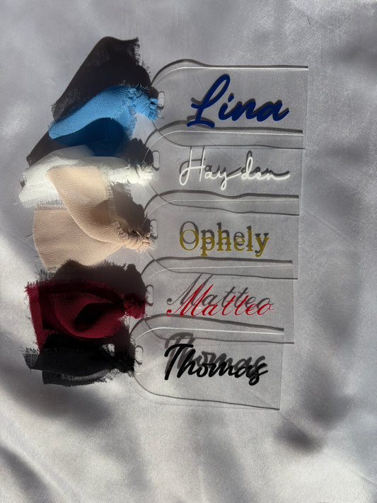 Marques-places transparent